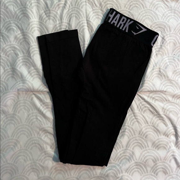 Gymshark FIT Leggings with purple/lilac waistband - Picture 2 of 3